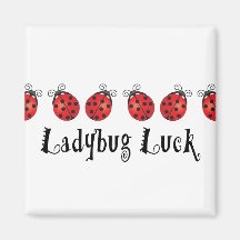 Ladybug Luck Refrigerator Magnets