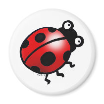 Ladybug magnets