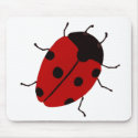 Ladybug Mousepad by BugsbyMaria Ladybug Mousepad