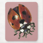 ladybug mouse pad