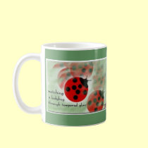 Ladybug Mug (zen haiku series)