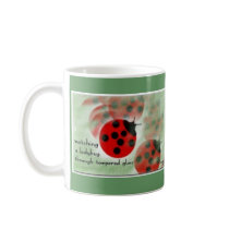 Ladybug Mug (zen haiku series)