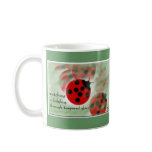 Ladybug Mug (zen haiku series)