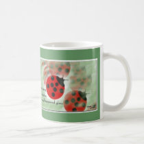 Ladybug Mug (zen haiku series) mugs