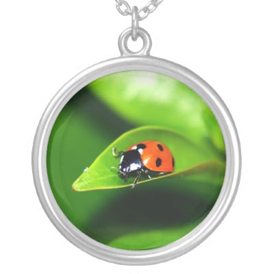 Ladybug necklaces