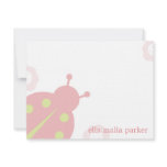 Ladybug Note Card /Flat Thank You Card invitations