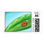 Ladybug on a Leaf Postage postage