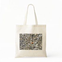Ladybug on Beach Tote bags by Wildelou Ladybug on Beach Tote bags