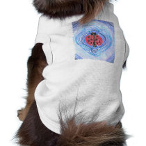 Ladybug on Blue pet clothing