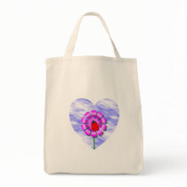 Ladybug on Flower Bag bags