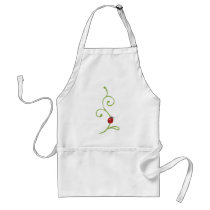 Ladybug on Vine Aprons