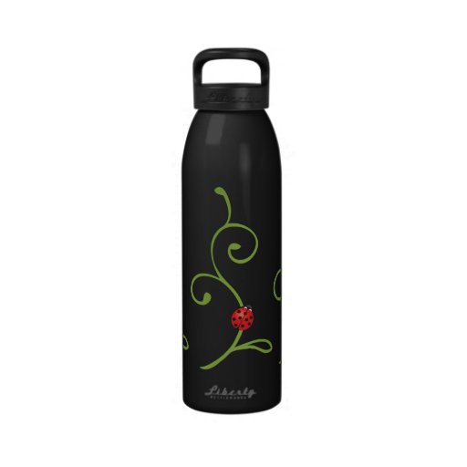 Ladybug on Vine Drinking Bottle