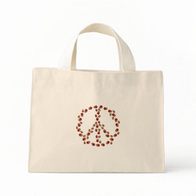 Ladybug Peace Bag by ladybugland