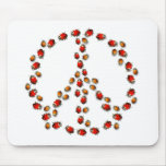 Ladybug Peace Mousepad