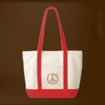 Ladybug Peace Sign Bag