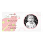 Ladybug Photo Birthday Invitation photo cards