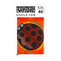 Ladybug postage