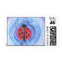 Ladybug postage
