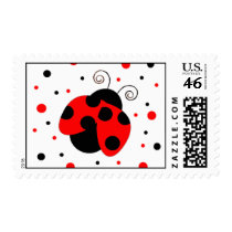 LadyBug Postage Stamp