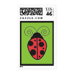 Ladybug Postage Stamp