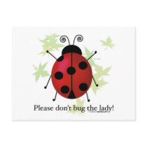 Ladybug Postcard
