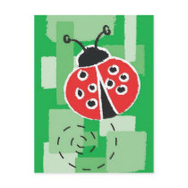 LadyBug Postcard