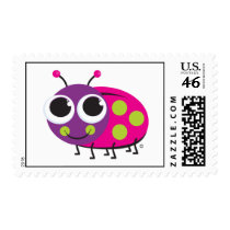 Ladybug Postcard Stamp