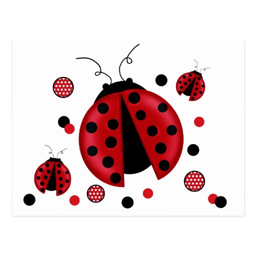 Ladybug postcards