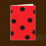 Ladybug Print Card