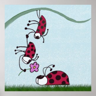 Ladybug Professing His Love Poster