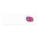 Ladybug Profile Card business cards by creatingmybestlife Ladybug Profile Card business cards