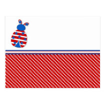 Ladybug Red Dots 2 postcards