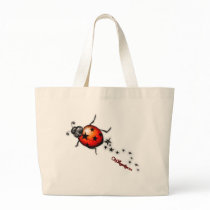 Ladybug Rockstar Canvas Bag