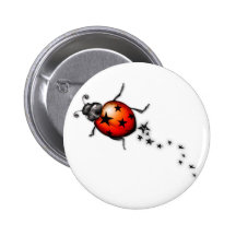 Ladybug Rockstar Buttons