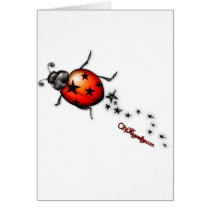 Ladybug Rockstar Card