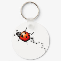Ladybug Rockstar keychains