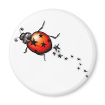 Ladybug Rockstar magnets