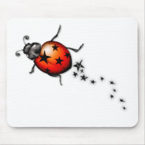 Ladybug Rockstar mousepads