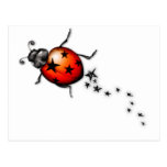 Ladybug Rockstar Post Cards