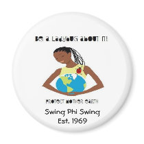 Ladybug Saving the Earth Magnet by Melohello Ladybug Saving the Earth Magnet