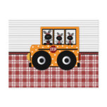 Ladybug Schoolbus Plaid