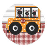 Ladybug Schoolbus Plaid