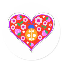 ladybug screen.ai round sticker