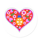 round_sticker - ladybug sticker