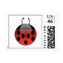 Ladybug Series 1 Postage Stamp by estjohn Ladybug Series 1 Postage Stamp