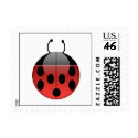 Ladybug Series 1 Postage Stamp by estjohn Ladybug Series 1 Postage Stamp