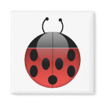 Ladybug Series 1 Square Magnet