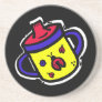 ladybug sippy cup drink coasters