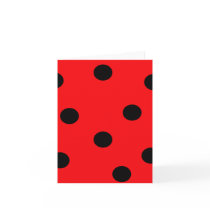 Ladybug Spots Note Card