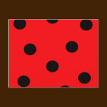 Ladybug Spots Postcard